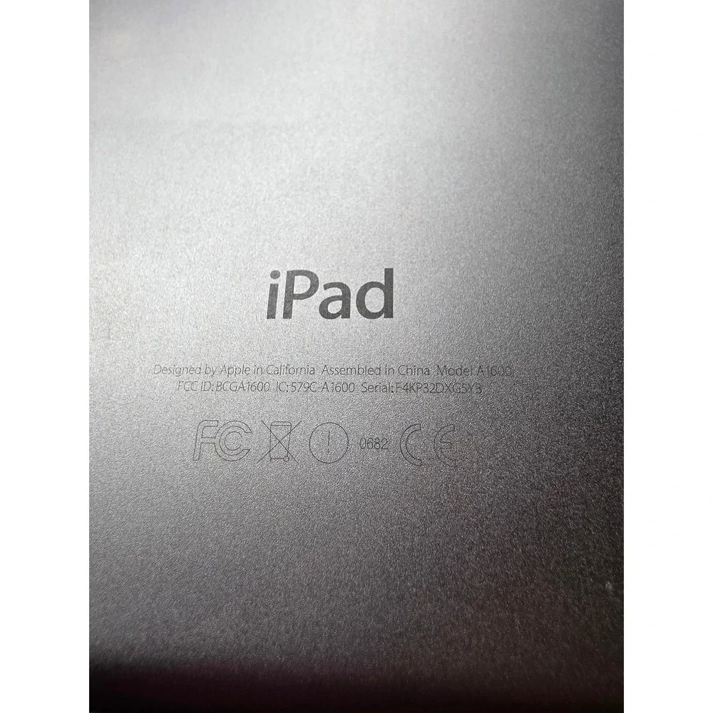 Apple iPad mini‎ 3 Space Gray 16GB Wi-Fi Cellular Model A1600 Tablet